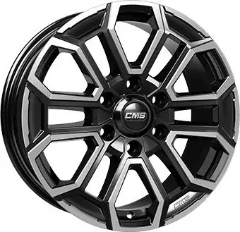 Versand Am Gleichen Tag CMS C35-DB PICK UP diamond black 7.5Jx17 6x139.7 ET46