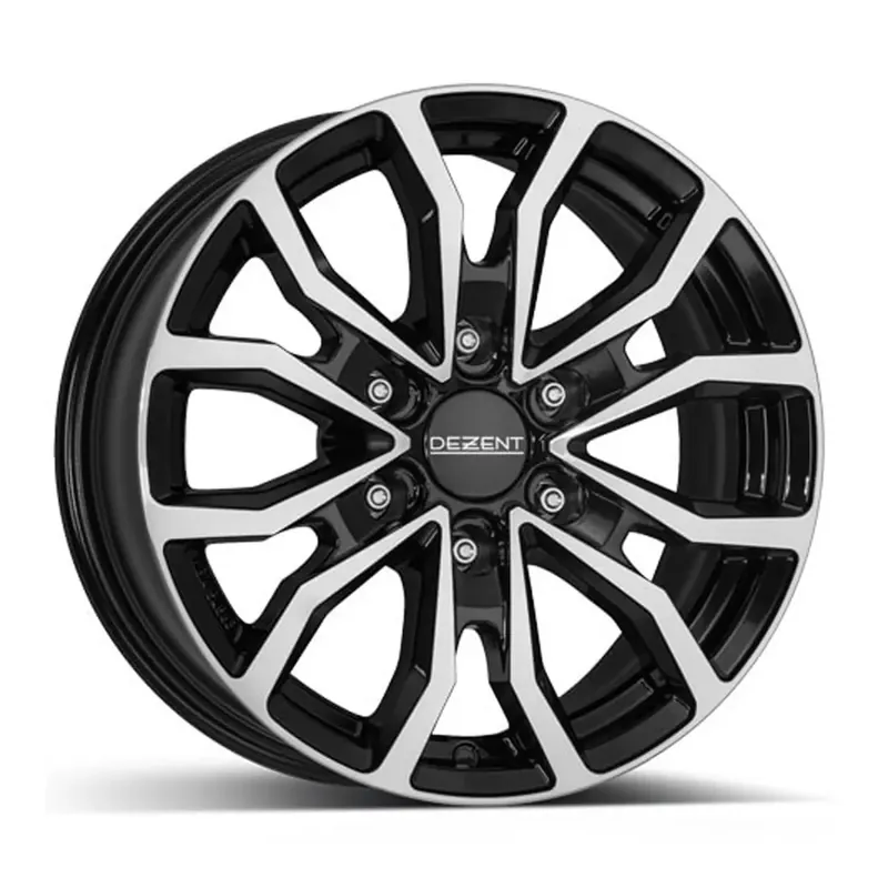 DEZENT DEZENT KC DARK black polished 6.5Jx17 6x139.7 ET48 Solange Der Vorrat Reicht