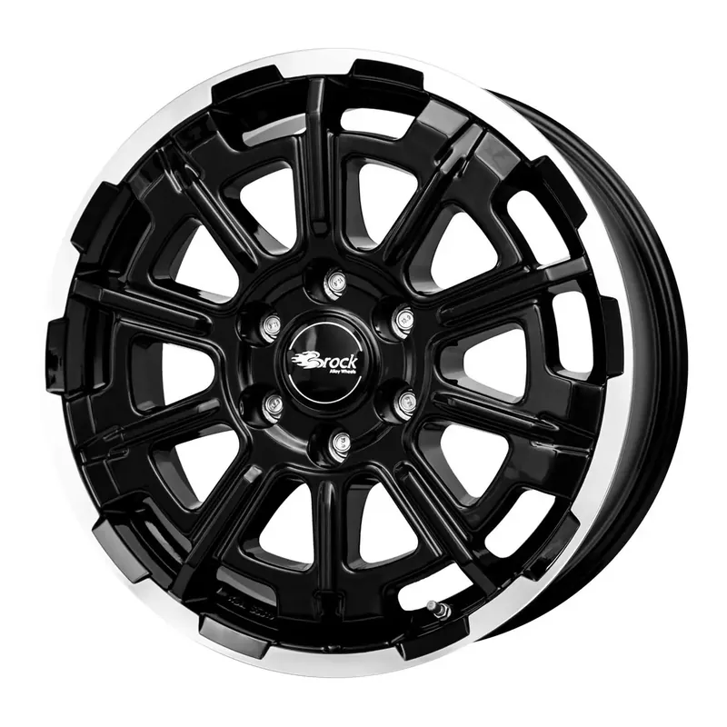 BROCK B45-6L schwarz glanz voll-poliert (sgvp) 8.0Jx20 6x130 ET60 Neue Kollektion