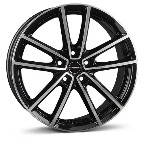 BORBET DESIGN W black polished glossy 8.0Jx20 5x114.3 ET36 Garantierte Lieferung