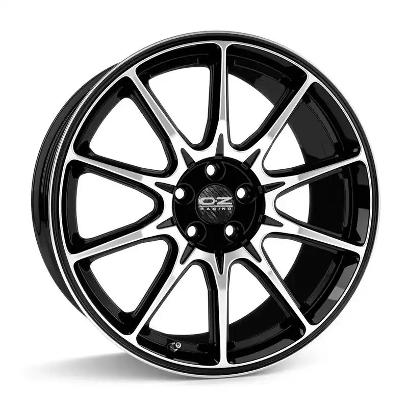 OZ HYPER XT HLT DEEP CONCAVE gloss black diamond cut 11.0Jx22 5x120 ET38 Neuheit
