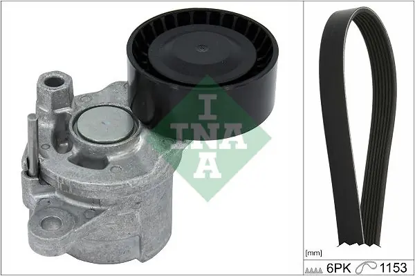 Schaeffler INA Keilrippenriemensatz (529 0379 10) KFZ-7063610 Letzte Chance