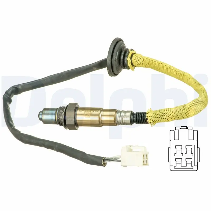 Markenprodukt DELPHI Lambdasonde (ES20634-12B1) KFZ-7063690