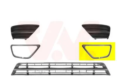 VAN WEZEL Lüftungsgitter, Stoßfänger (1861593) KFZ-7063744 Neue Kollektion