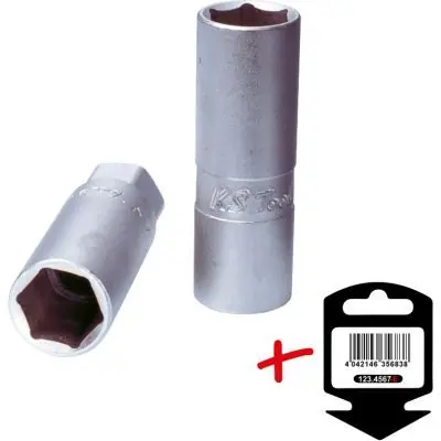 KS TOOLS Steckschlüsselsatz, Zündkerze (911.3804-E) KFZ-7064133 Begrenztes Angebot