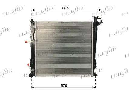 Neuheit FRIGAIR Kühler, Motorkühlung (0133.3048) KFZ-7113300