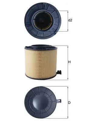 KNECHT Luftfilter (LX 4406) KFZ-7118218 Neu