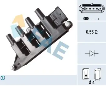 FAE Zündspule (80340) KFZ-6995247 Begrenztes Angebot