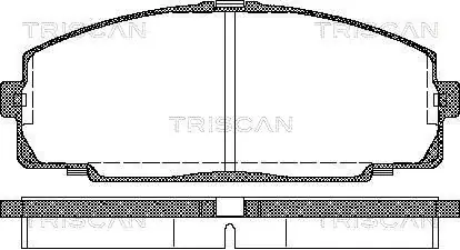 Knallerangebot TRISCAN Bremsbelagsatz, Scheibenbremse (8110 13016) KFZ-6997544