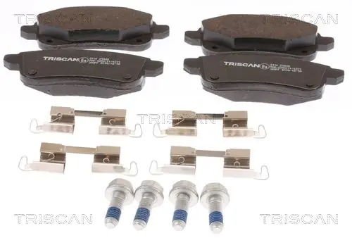 Must-Have TRISCAN Bremsbelagsatz, Scheibenbremse (8110 25046) KFZ-6997642
