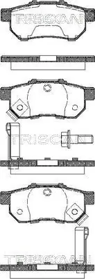 Meistverkauft TRISCAN Bremsbelagsatz, Scheibenbremse (8110 40003) KFZ-6997688