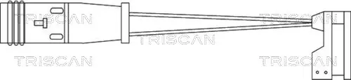 TRISCAN Warnkontakt, Bremsbelagverschleiß (8115 10009) KFZ-6997750 Nur Für Kurze Zeit