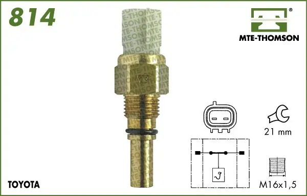 Sofort Bestellen MTE-THOMSON Temperaturschalter, Kühlerlüfter (814) KFZ-6998397