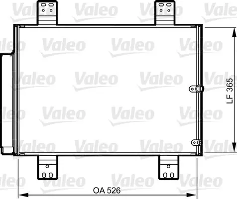 Neue Ware VALEO Kondensator, Klimaanlage (814206) KFZ-6999322