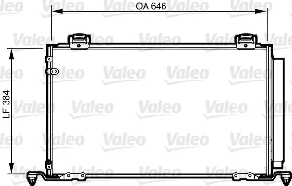 VALEO Kondensator, Klimaanlage (814209) KFZ-6999324 Aktuell