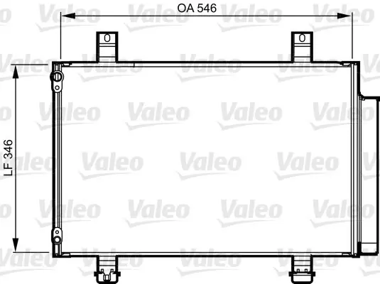 VALEO Kondensator, Klimaanlage (814237) KFZ-6999336 Expressversand
